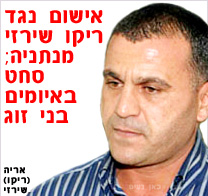 הוגש כתב אישום נגד העבריין אריה (ריקו) שירזי מנתניה כי סחט באיומים בני זוג ארזי מסביון